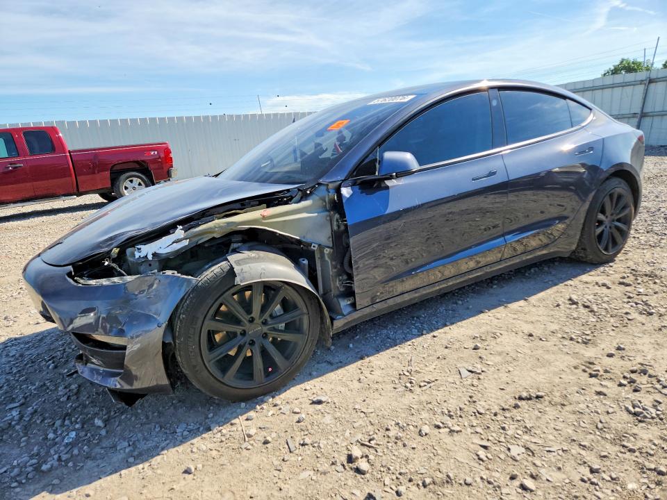 2021 Tesla Model 3 VIN 5YJ3E1EA2MF907331 COPART salvage auction — FRONT END, OH - CERT OF TITLE-SALVAGE, sold $125 on 2026-07-21 (photo 1)