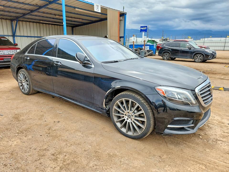 2017 Mercedes-benz S-klasse VIN WDDUG8CB4HA322631 COPART salvage auction — SIDE, Co - Salvage Title, sold $425 on 2026-07-27 (photo 4)