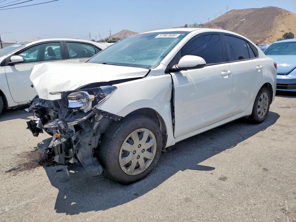 2022 Kia Rio VIN 3KPA24ADXNE509826 COPART salvage auction — FRONT END, Ca - App For Dup Clean Or Ac, sold $975 on 2026-07-09 (photo 1)