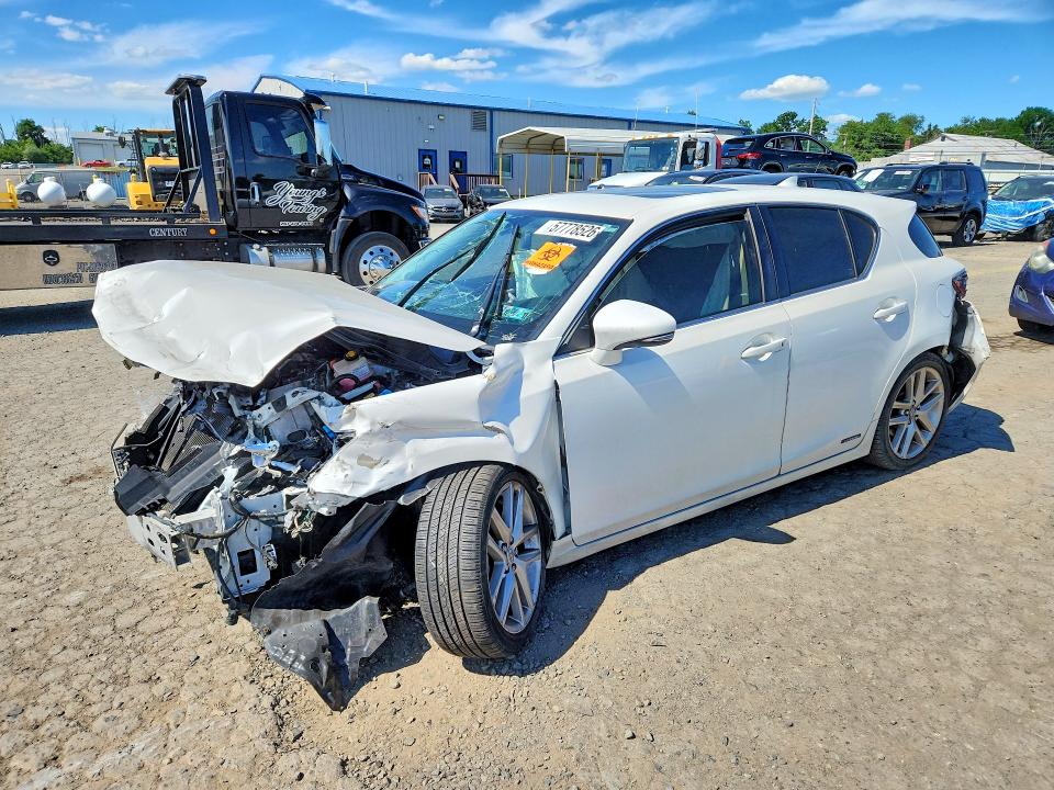 2014 Lexus Ct VIN JTHKD5BH3E2181117 COPART salvage auction — FRONT END, Pa - Certificate Of Salvage, sold $2,350 on 2026-07-10 (photo 1)