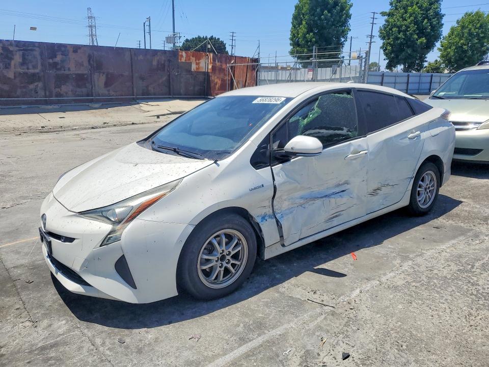 2018 Toyota Prius VIN JTDKBRFU8J3061758 COPART salvage auction — SIDE, CA - SALVAGE CERTIFICATE, sold $200 on 2026-07-29 (photo 1)