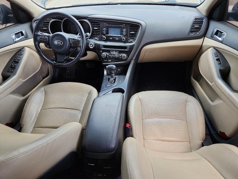 2014 Kia Optima VIN KNAGN4A73E5491349 COPART salvage auction — FRONT END, On - Permit No Brand - Unfit, sold $1,000 on 2026-07-07 (photo 8)