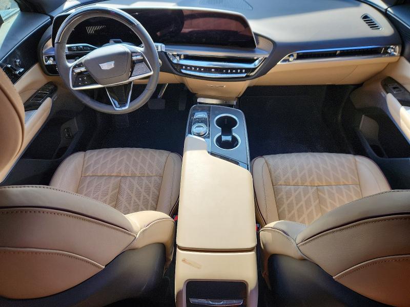 2024 Cadillac Lyriq VIN 1GYKPWRL4RZ135022 COPART salvage auction — ALL OVER, Tx - Salvage Vehicle Title, sold $13,300 on 2026-08-21 (photo 8)
