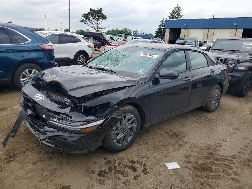 2026 Hyundai Elantra VIN KMHLM4DJ4TU199879 COPART salvage auction — FRONT END, Fl - Cert Of Title Slvg Rebuildable, sold $7,700 on 2026-07-27 (photo 1)