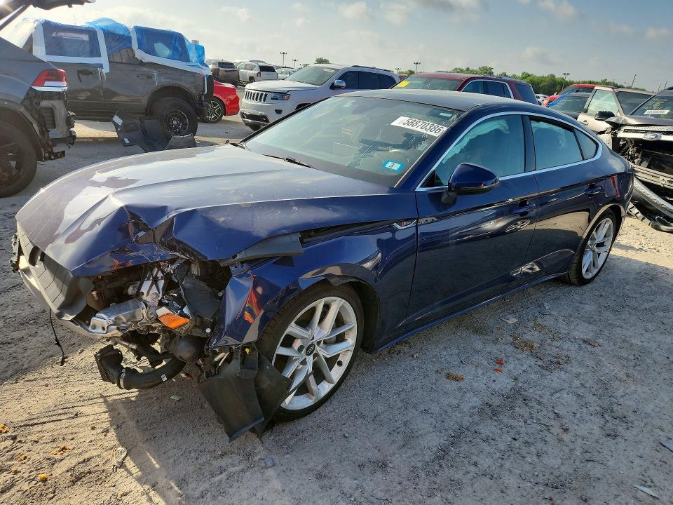 2024 Audi A5 VIN WAUFACF5XRA077121 COPART salvage auction — FRONT END, Az - Cert Of Title - Salvage, sold $9,900 on 2026-07-17 (photo 1)