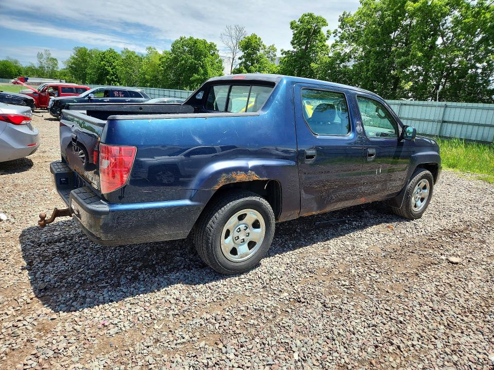 2011 Honda Ridgeline VIN 5FPYK1F21BB005036 COPART salvage auction — MINOR DENT/SCRATCHES, Ny - Certificate Of Title (P), sold $600 on 2026-07-08 (photo 3)
