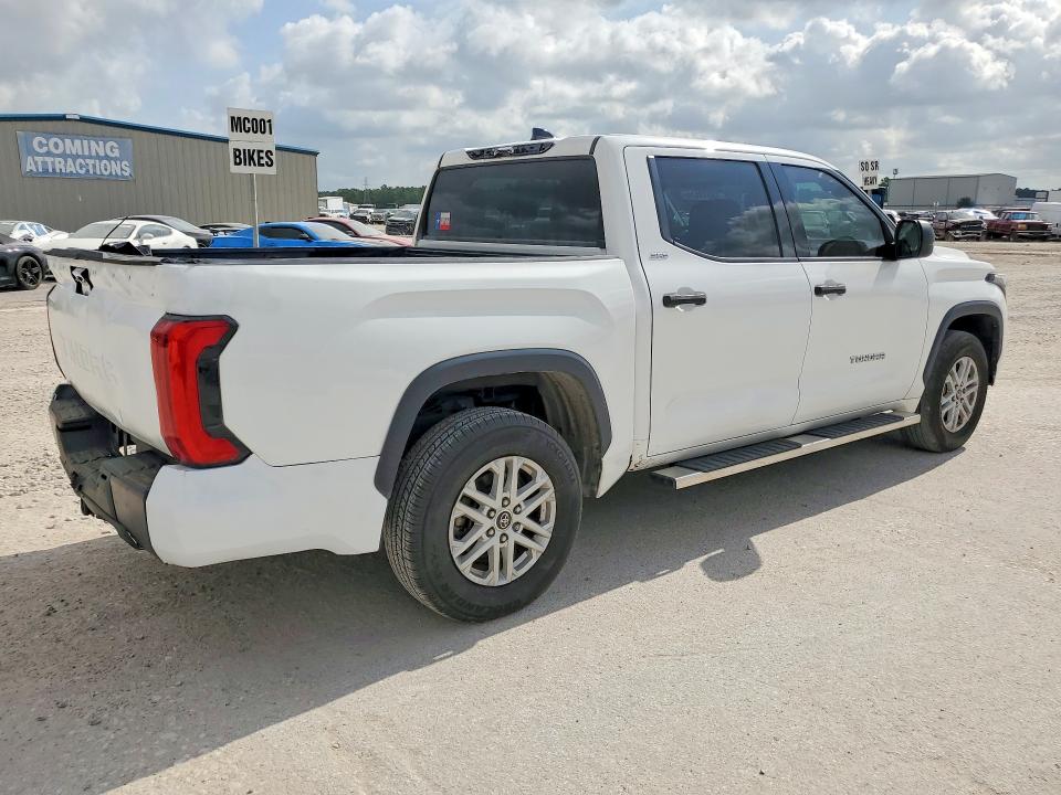 2022 Toyota Tundra VIN 5TFLA5AB1NX001793 COPART salvage auction — REAR END, Tx - Certificate Of Title, sold $13,300 on 2026-07-02 (photo 3)