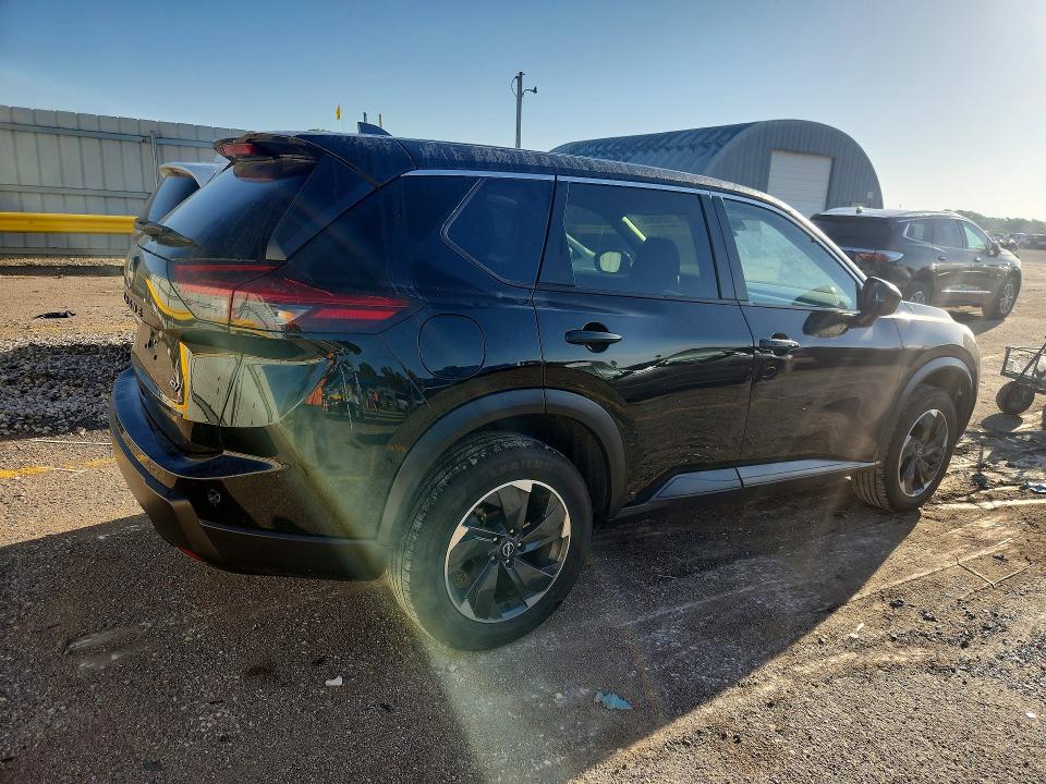 2024 Nissan Rogue VIN JN8BT3BA7RW350652 COPART salvage auction — HAIL, Ks - Cert Of Title-Salvage, sold $9,300 on 2026-07-15 (photo 3)