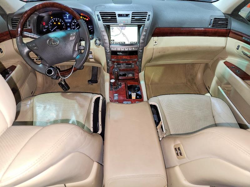 2009 Lexus Ls 460 VIN JTHBL46F895087552 COPART salvage auction — FRONT END, Fl - Cert Of Title Slvg Rebuildable, sold $525 on 2026-07-02 (photo 8)