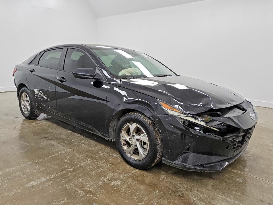 2022 Hyundai Elantra VIN KMHLL4AG8NU329158 COPART salvage auction — FRONT END, GA - CERTIFICATE OF TITLE, sold $3,300 on 2026-07-14 (photo 4)