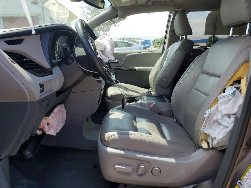 2019 Toyota Sienna VIN 5TDYZ3DC0KS995345 COPART salvage auction — FRONT END, Ca - Salvage Certificate, sold $6,900 on 2026-07-02 (photo 7)