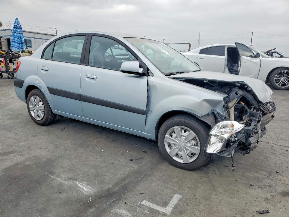 2006 Kia Rio VIN KNADE123366150123 COPART salvage auction — FRONT END, CA - SALVAGE CERTIFICATE, sold $275 on 2026-07-29 (photo 4)