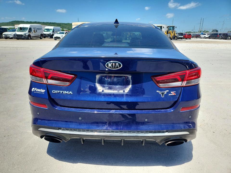 2020 Kia Optima VIN 5XXGT4L37LG407156 COPART salvage auction — HAIL, Ok - Cert Of Title-Salvage, sold $2,100 on 2026-07-22 (photo 6)