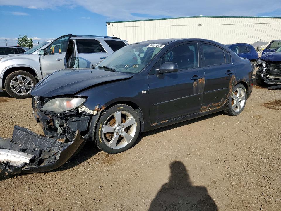 2006 Mazda 3 VIN JM1BK123161538970 COPART salvage auction — FRONT END, AB - BOS - SALVAGE, sold $175 on 2026-07-14 (photo 1)