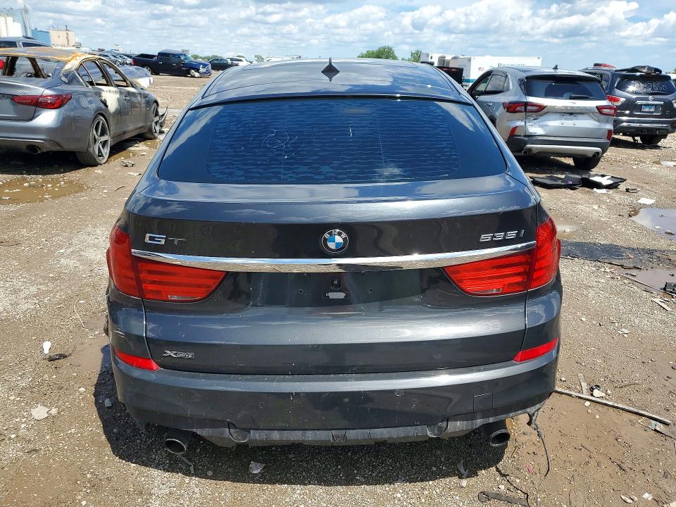 2013 BMW 5er VIN WBASP2C55DC339314 COPART salvage auction — REAR END, Il - Salvage Certificate, sold $625 on 2026-07-29 (photo 6)