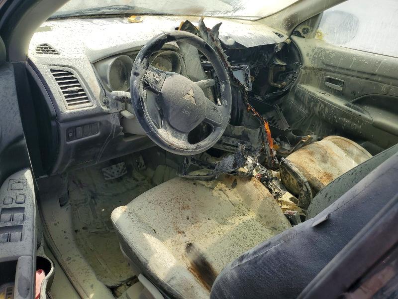2017 Mitsubishi Outlander sport VIN JA4AR3AU6HZ032756 COPART salvage auction — INTERIOR BURN, Wv - Salvage Certificate, sold $175 on 2026-07-09 (photo 8)