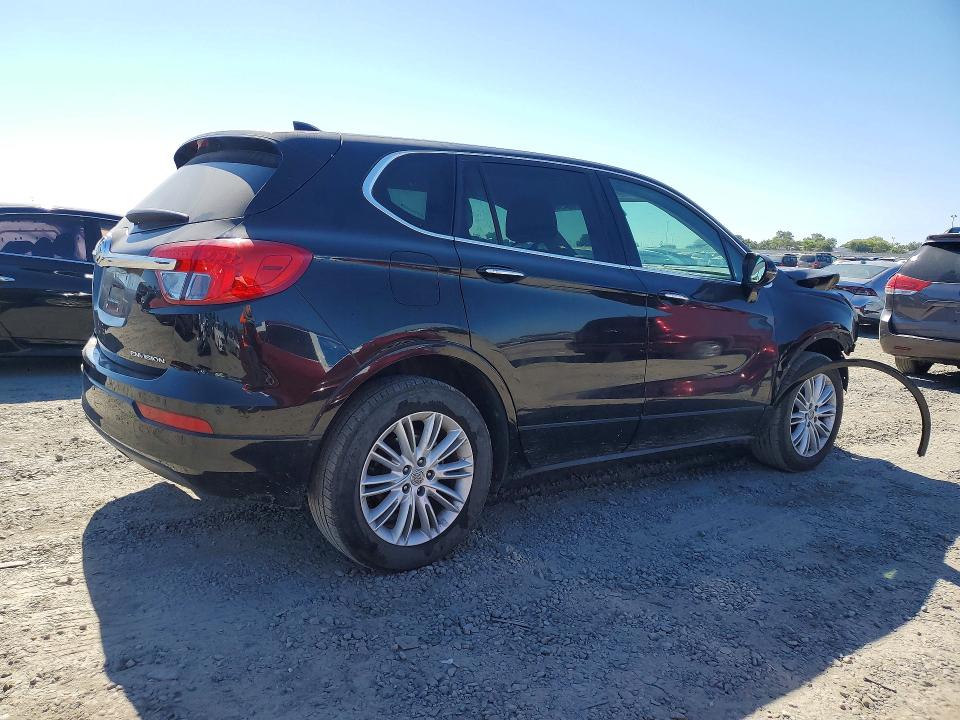 2017 Buick Envision VIN LRBFXASA0HD127805 COPART salvage auction — FRONT END, Ca - Salvage Certificate, sold $350 on 2026-07-09 (photo 3)