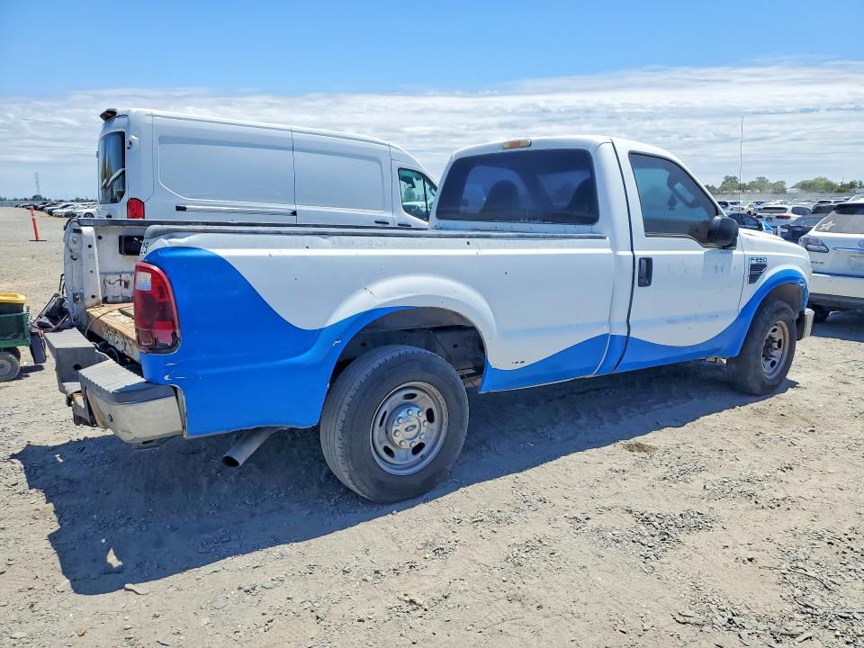 2008 Ford F250 VIN 1FTNF20528ED80386 COPART salvage auction — REAR END, Ca - Dlr/Dis/Exp Only Salvage Title, sold $100 on 2026-07-09 (photo 3)