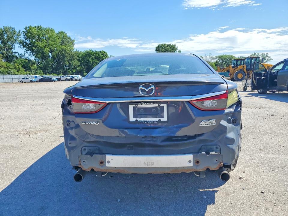 2016 Mazda VIN JM1GJ1U51G1421222 COPART salvage auction — REAR END, Ia - Cert Of Title-Salvage Title, sold $1,300 on 2026-07-31 (photo 6)