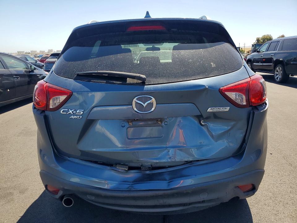 2015 Mazda Cx-5 VIN JM3KE4CY6F0452778 COPART salvage auction — REAR END, Ca - Salvage Certificate, sold $2,800 on 2026-07-08 (photo 6)