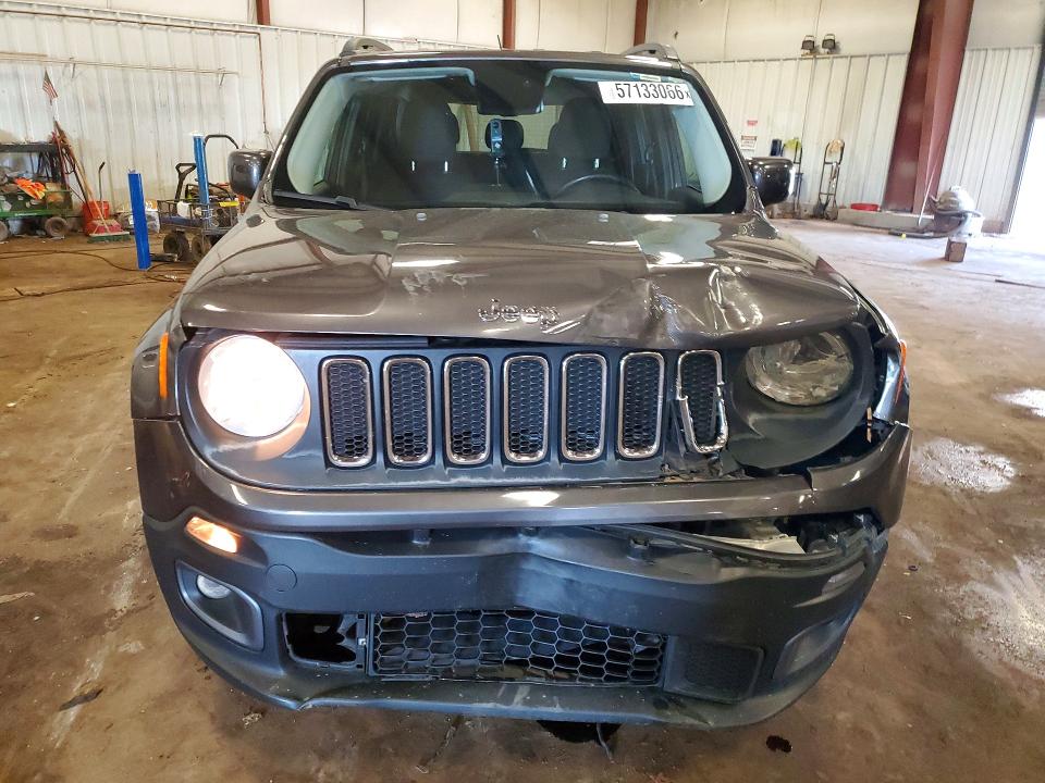 2017 Jeep Renegade VIN ZACCJBBBXHPE64939 COPART salvage auction — FRONT END, Mi - Certificate Of Title, sold $475 on 2026-07-10 (photo 5)