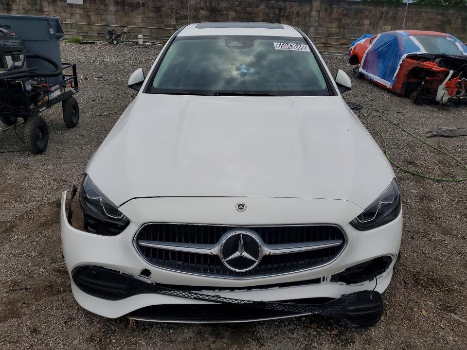 2025 Mercedes-benz C class VIN W1KAF4GB1SR249087 COPART salvage auction — UNDERCARRIAGE, Fl - Certificate Of Destruction, sold $20,800 on 2026-07-13 (photo 5)