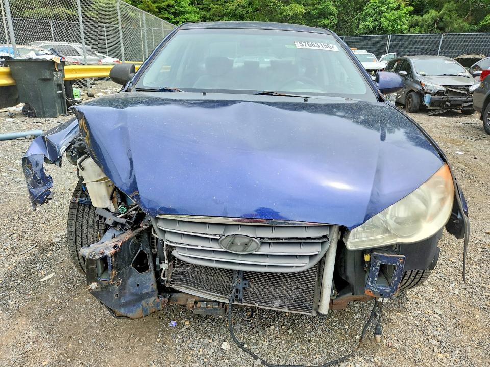 2008 Hyundai Elantra VIN KMHDU46D48U382671 COPART salvage auction — FRONT END, Md - Cert Of Salvage > 75% Damage, sold $450 on 2026-07-31 (photo 5)
