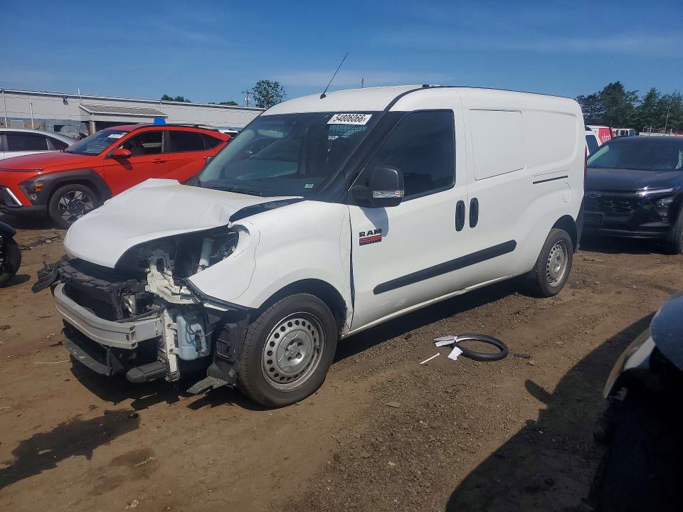 2019 Ram Promaster city VIN ZFBHRFAB0K6M08822 COPART salvage auction — FRONT END, Ct - Cert Of Title-Salvage, sold $950 on 2026-08-12 (photo 1)