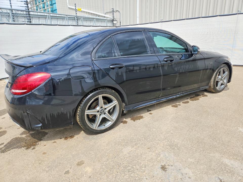 2016 Mercedes-benz C class VIN 55SWF4KBXGU113317 COPART salvage auction — REAR END, On - Bill Of Sale, sold $5,000 on 2026-07-02 (photo 3)