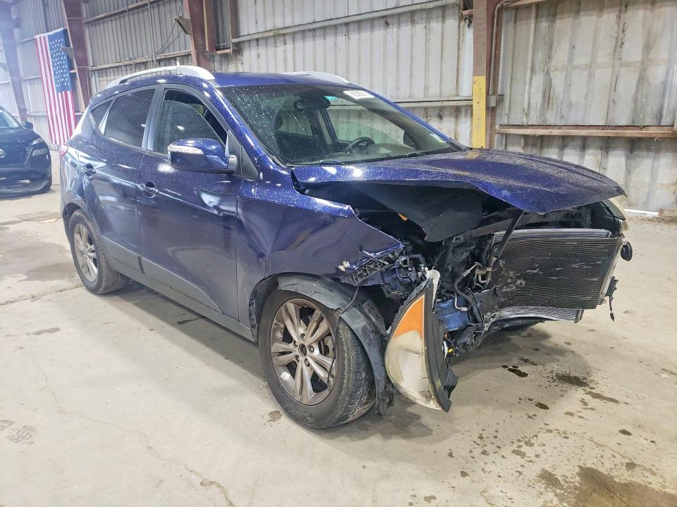 2012 Hyundai Tucson VIN KM8JU3AC9CU422621 COPART salvage auction — FRONT END, LA - CERT OF TITLE-SALVAGE, sold $500 on 2026-07-24 (photo 4)