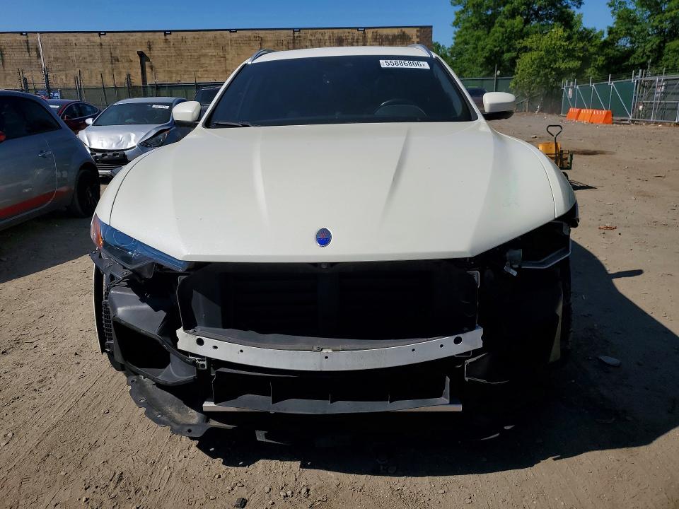 2017 Maserati Levante VIN ZN661XUL2HX248109 COPART salvage auction — FRONT END, Md - Cert Of Salvage > 75% Damage, sold $4,550 on 2026-07-14 (photo 5)