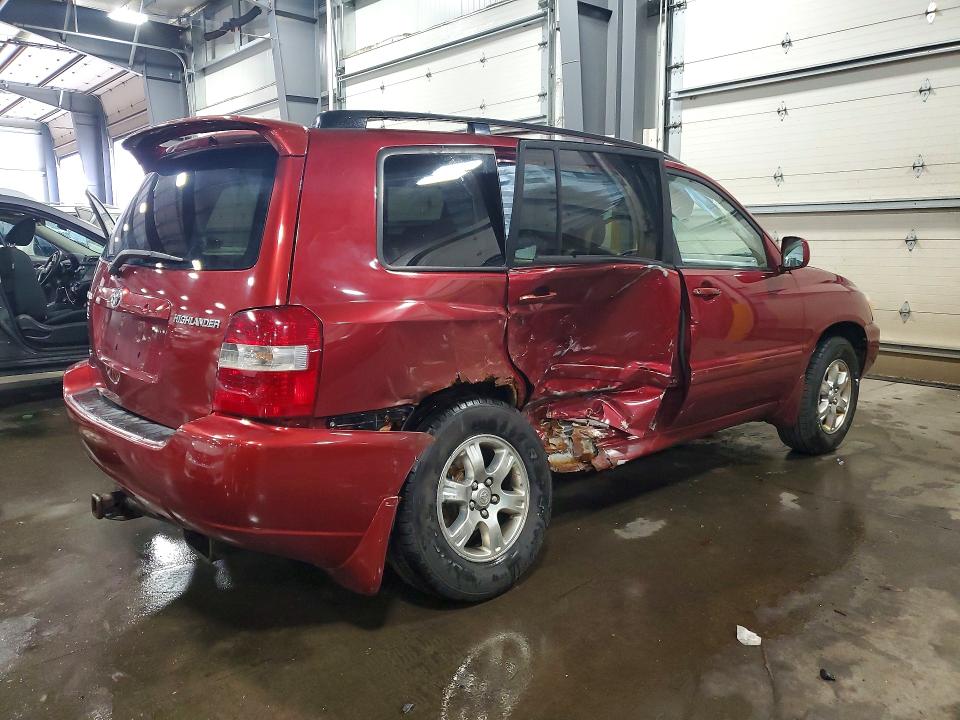 2007 Toyota Highlander VIN JTEDP21A370140310 COPART salvage auction — SIDE, Mn - Cert Of Title-Prior Salvage, sold $600 on 2026-07-14 (photo 3)