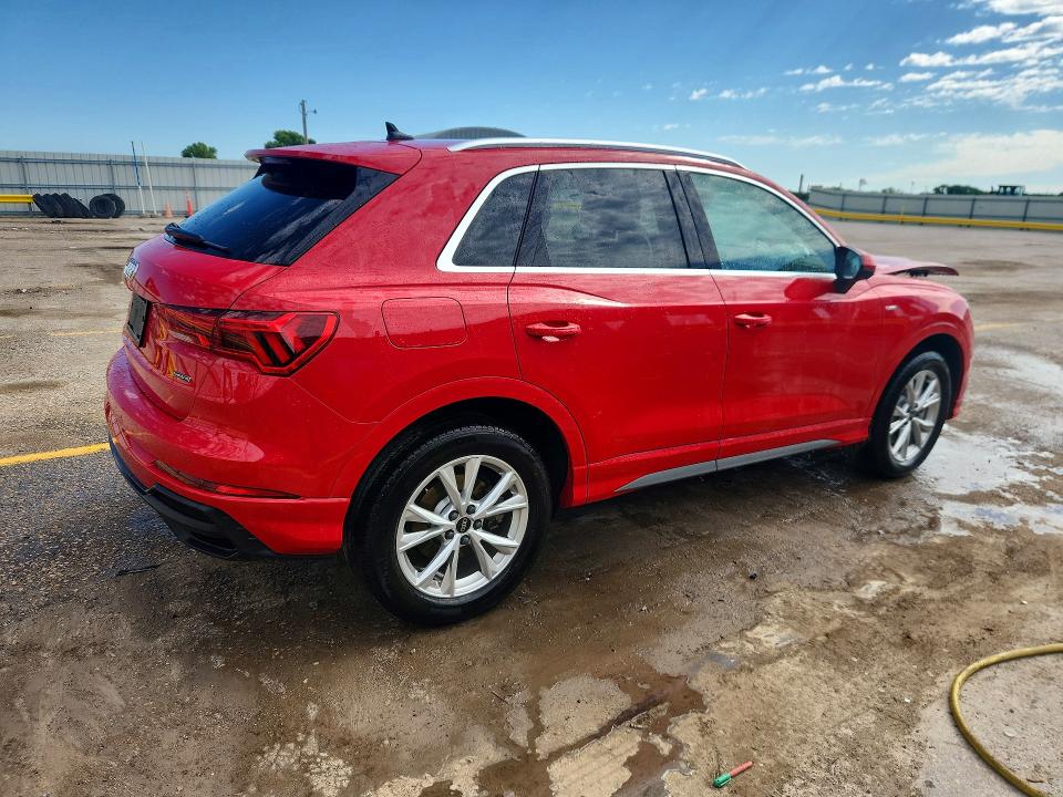 2025 Audi Q3 VIN WA1DECF32S1059421 COPART salvage auction — FRONT END, Fl - Cert Of Title Slvg Rebuildable (P), sold $13,600 on 2026-07-23 (photo 3)