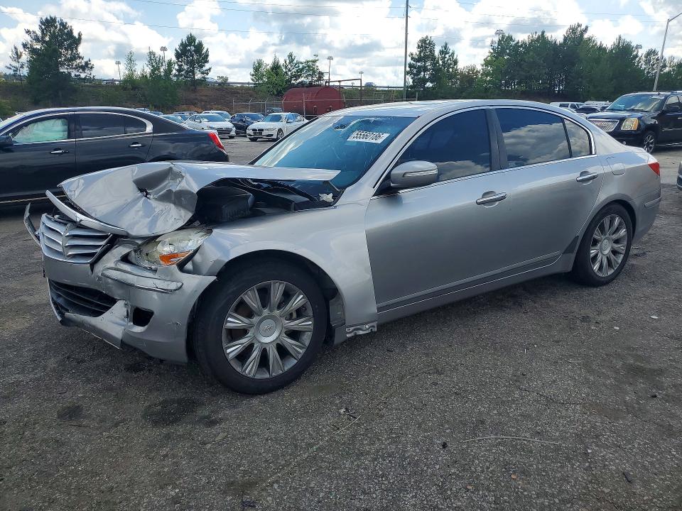 2009 Hyundai Genesis VIN KMHGC46E89U043356 COPART salvage auction — FRONT END, Oh - Cert Of Title-Salvage, sold $175 on 2026-07-31 (photo 1)
