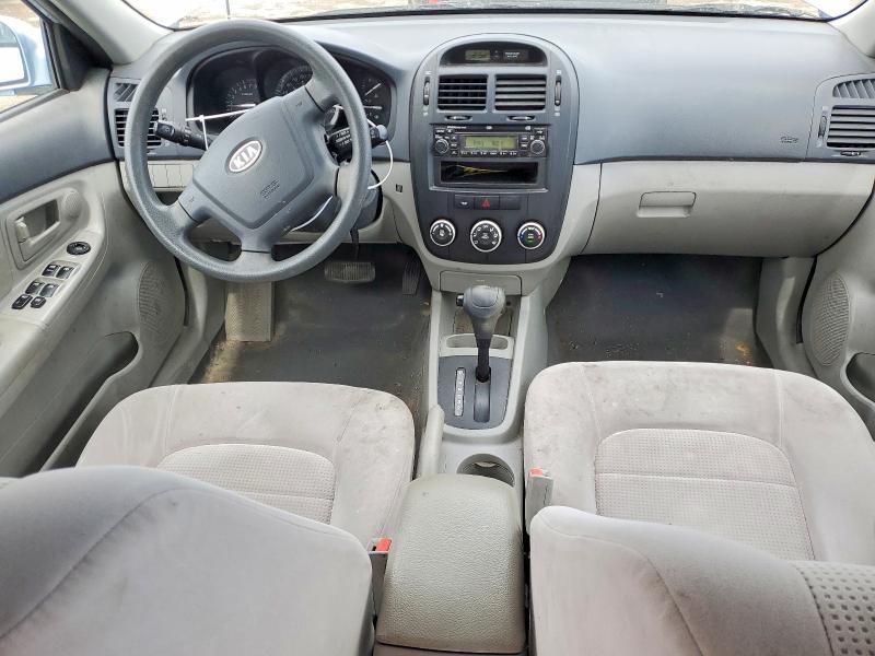 2008 Kia Spectra VIN KNAFE121885528243 COPART salvage auction — REAR END, On - Permit Salvage, sold $150 on 2026-07-16 (photo 8)