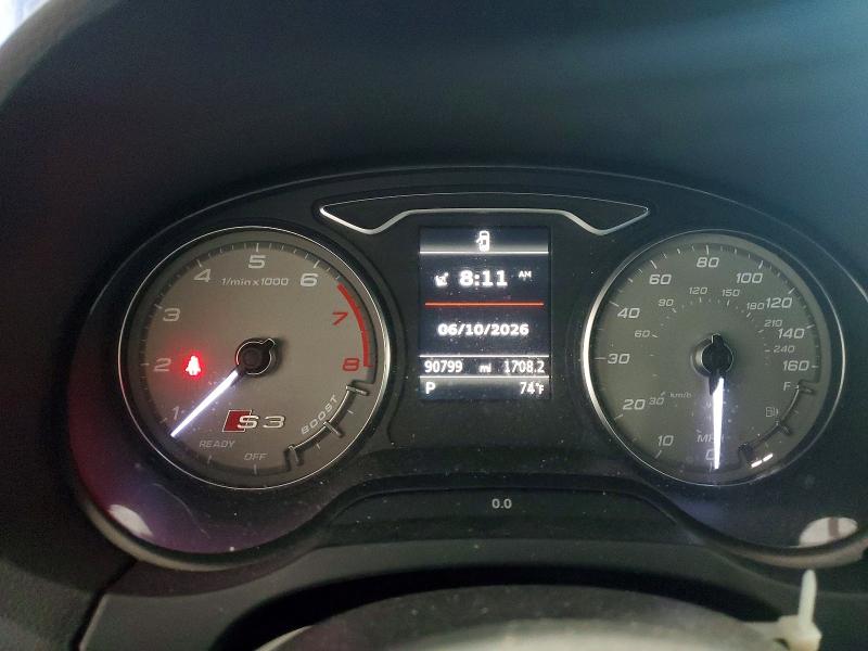 2016 Audi S3 VIN WAUB1GFF0G1071582 COPART salvage auction — FRONT END, Co - Public - Salvage Title, sold $250 on 2026-07-29 (photo 9)