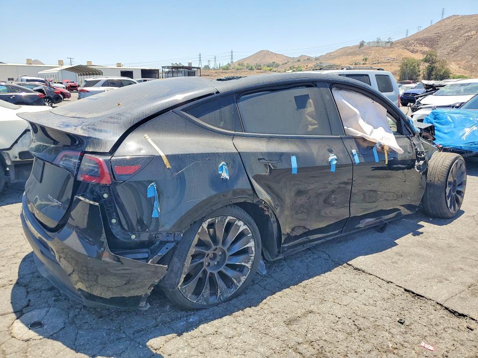 2023 Tesla Model y VIN 7SAYGDEF1PF859745 COPART salvage auction — ALL OVER, CA - SALVAGE CERTIFICATE, sold $1,650 on 2026-07-20 (photo 3)