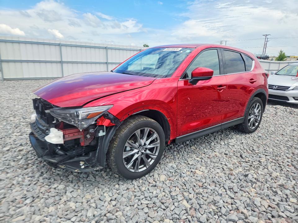 2021 Mazda Cx-5 VIN JM3KFBEY7M0345511 COPART salvage auction — FRONT END, Wi - Cert Of Title-Claim Paid, sold $7,100 on 2026-07-20 (photo 1)