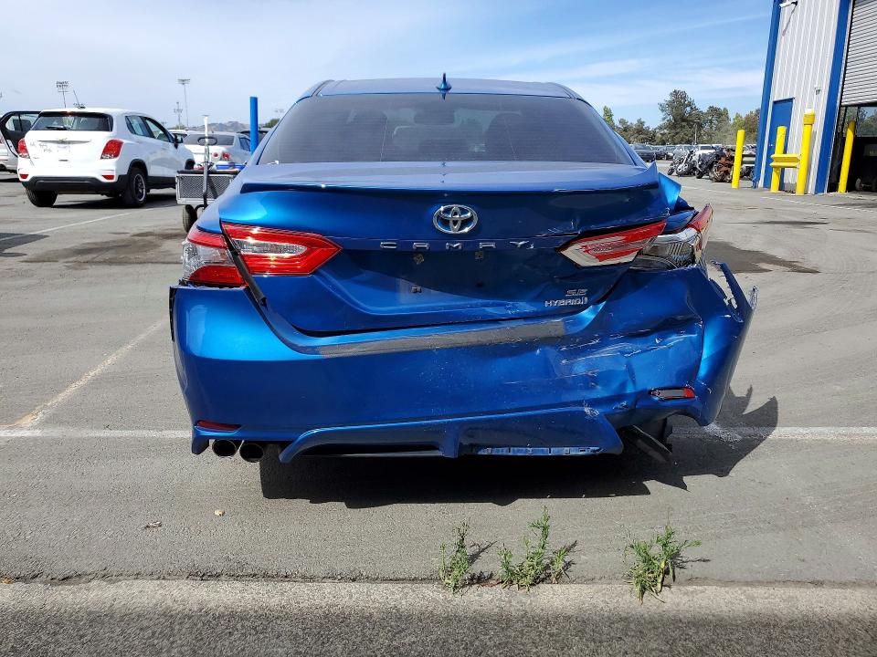 2019 Toyota Camry solara VIN 4T1B21HK6KU012207 COPART salvage auction — REAR END, Ca - Salvage Certificate, sold $7,400 on 2026-07-10 (photo 6)