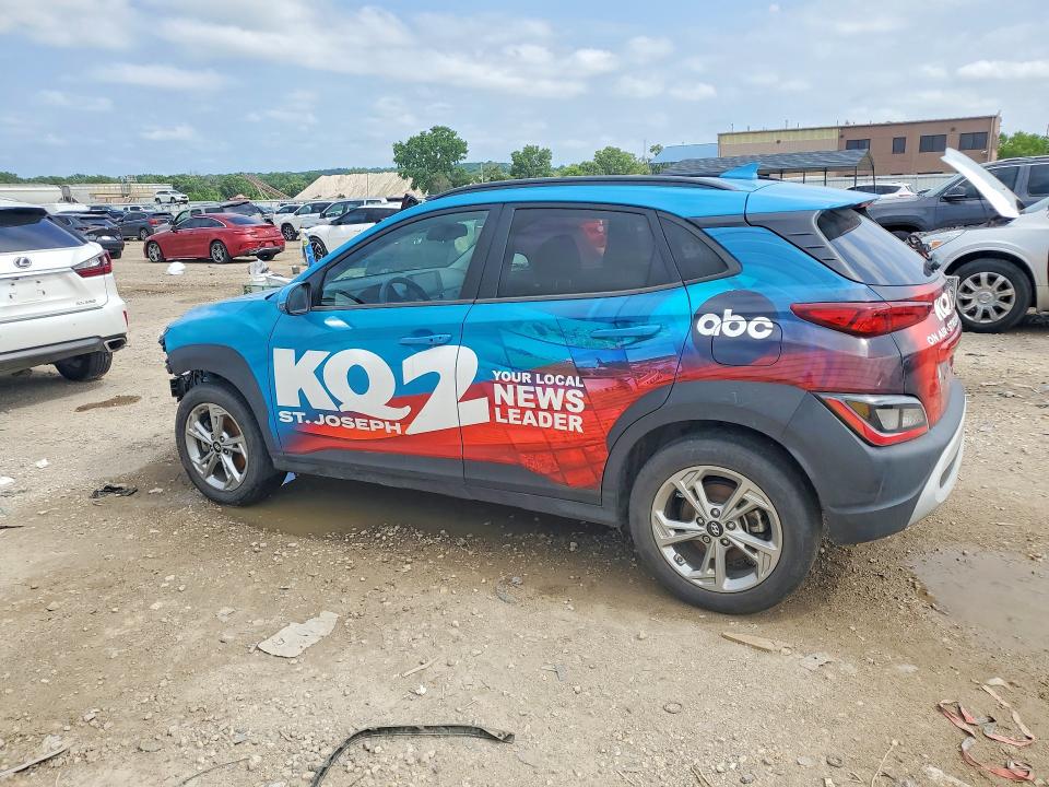 2023 Hyundai Kona VIN KM8K6CAB5PU981286 COPART salvage auction — FRONT END, Mo - Salvage Certificate Of Title, sold $3,750 on 2026-07-30 (photo 2)