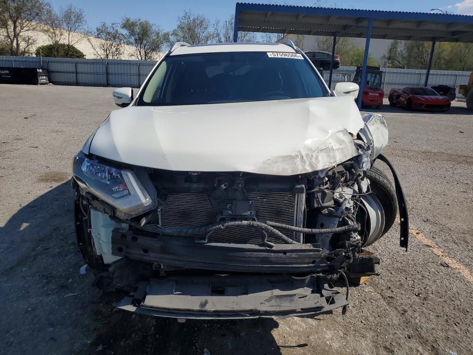 2017 Nissan Rogue VIN JN8AT2MT9HW152223 COPART salvage auction — FRONT END, Nv - Salvage Title, sold $1,250 on 2026-07-14 (photo 5)
