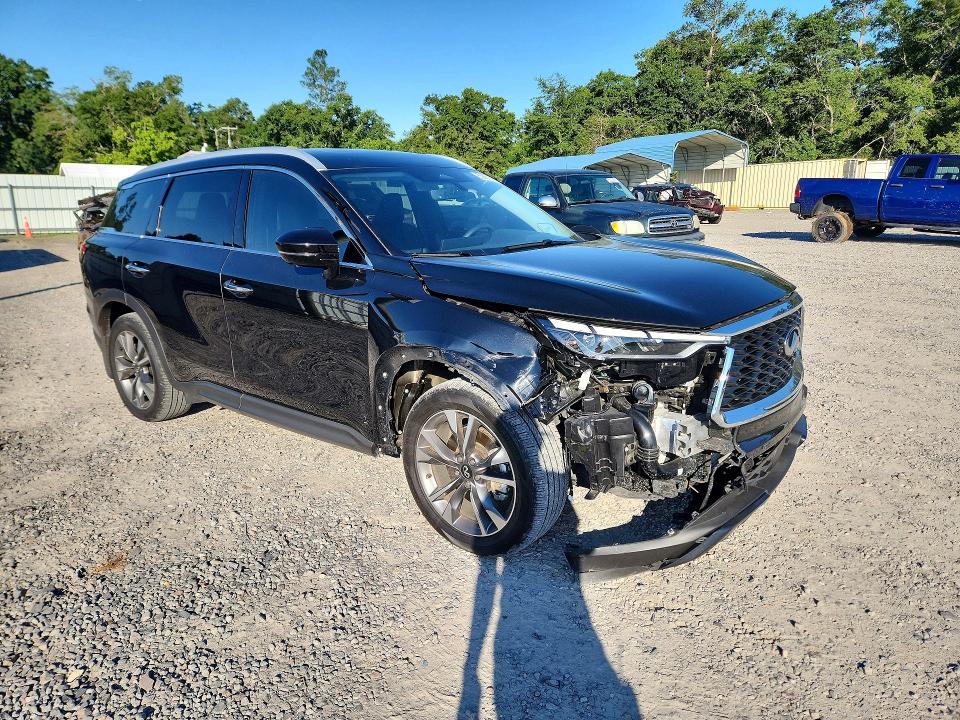2025 Infiniti Qx60 VIN 5N1AL1FR5SC344993 COPART salvage auction — FRONT END, Ga - Cert Of Title-Salvage, sold $17,800 on 2026-07-30 (photo 4)