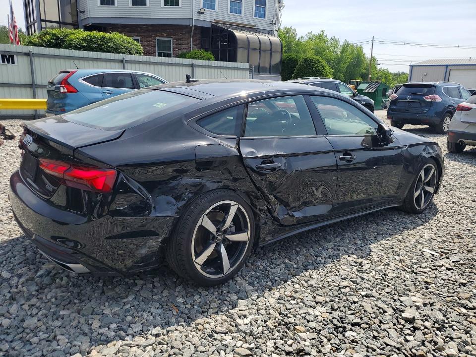2025 Audi A5 VIN WAUFACF52SA016089 COPART salvage auction — SIDE, Ma - Cert Of Title-Salvage, sold $13,100 on 2026-08-19 (photo 3)