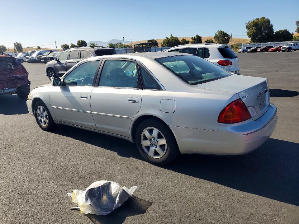 2001 Toyota Avalon VIN 4T1BF28BX1U152916 COPART salvage auction — FRONT END, CA - SALVAGE CERTIFICATE, sold $525 on 2026-07-08 (photo 2)