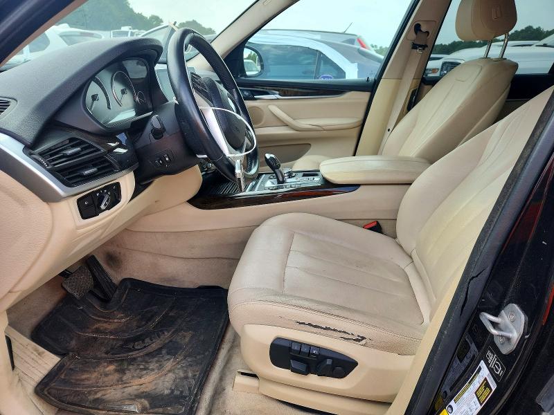 2015 BMW X5 VIN 5UXKR2C59F0H36690 COPART salvage auction — WATER/FLOOD, La - Cert Of Title-Salvage Flood, sold $3,200 on 2026-07-09 (photo 7)