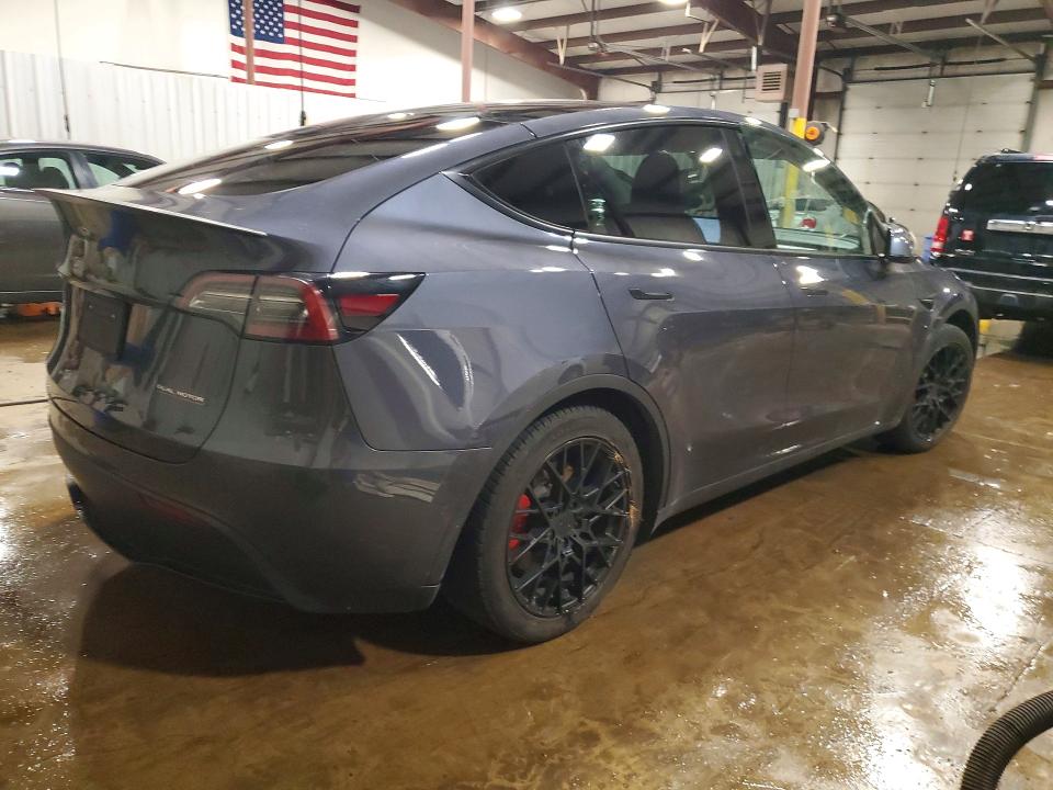 2022 Tesla Model y VIN 7SAYGDEF0NF324743 COPART salvage auction — SIDE, Pa - Certificate Of Salvage, sold $5,900 on 2026-07-21 (photo 3)