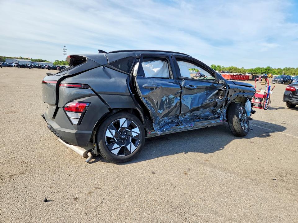 2025 Hyundai Kona VIN KM8HBCAB8SU340874 COPART salvage auction — SIDE, Ny - Mv-907A Salvage Certificate, sold $600 on 2026-07-15 (photo 3)