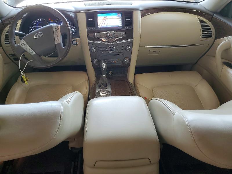 2017 Infiniti VIN JN8AZ2ND9H9830666 COPART salvage auction — FRONT END, TX - SALVAGE VEHICLE TITLE, sold $3,000 on 2026-07-06 (photo 8)