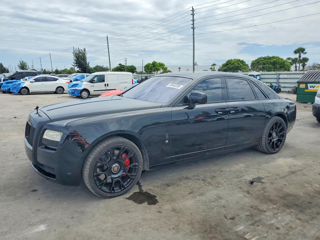 2010 Rolls-Royce Ghost VIN SCA664S55AUX48611 COPART salvage auction — Damage History, FL - CERT OF TITLE-REBUILT, sold $21,300 on 2026-07-07 (photo 1)