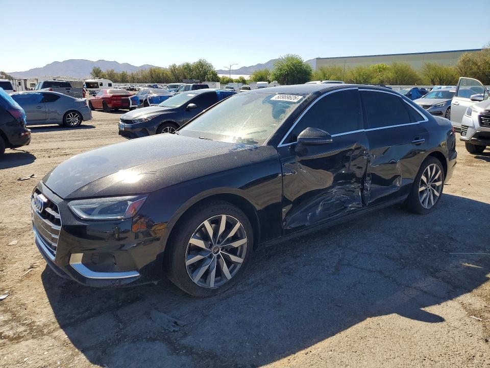 2021 Audi A4 VIN WAUABAF40MN010080 — COPART salvage auction photo